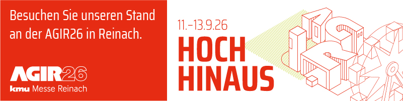 Besuchen Sie allsol an der AGIR 26 in Reinach vom 11. bis 13. September 2026 am Stand A1